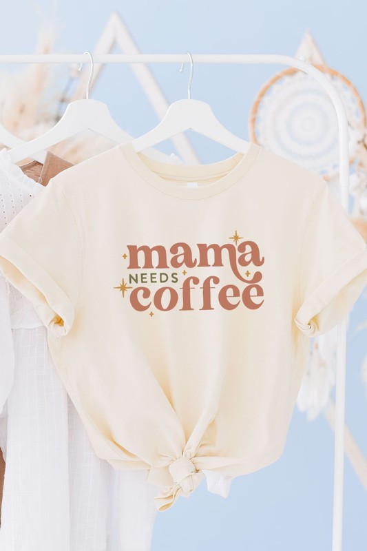 Mama Needs Coffee Graphic Tee - Curvy+
