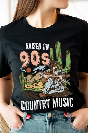 Open image in slideshow, Raised On 90s Country Graphic Tee

