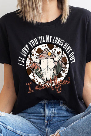 Open image in slideshow, &#39;Til My Lungs Give Out Graphic Tee
