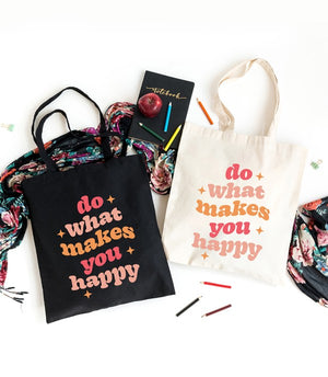 Open image in slideshow, Make You Happy Stars Tote
