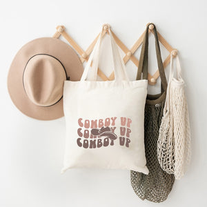 Open image in slideshow, Cowboy Up Stacked Tote
