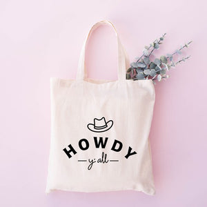 Howdy Y'all Hat Tote