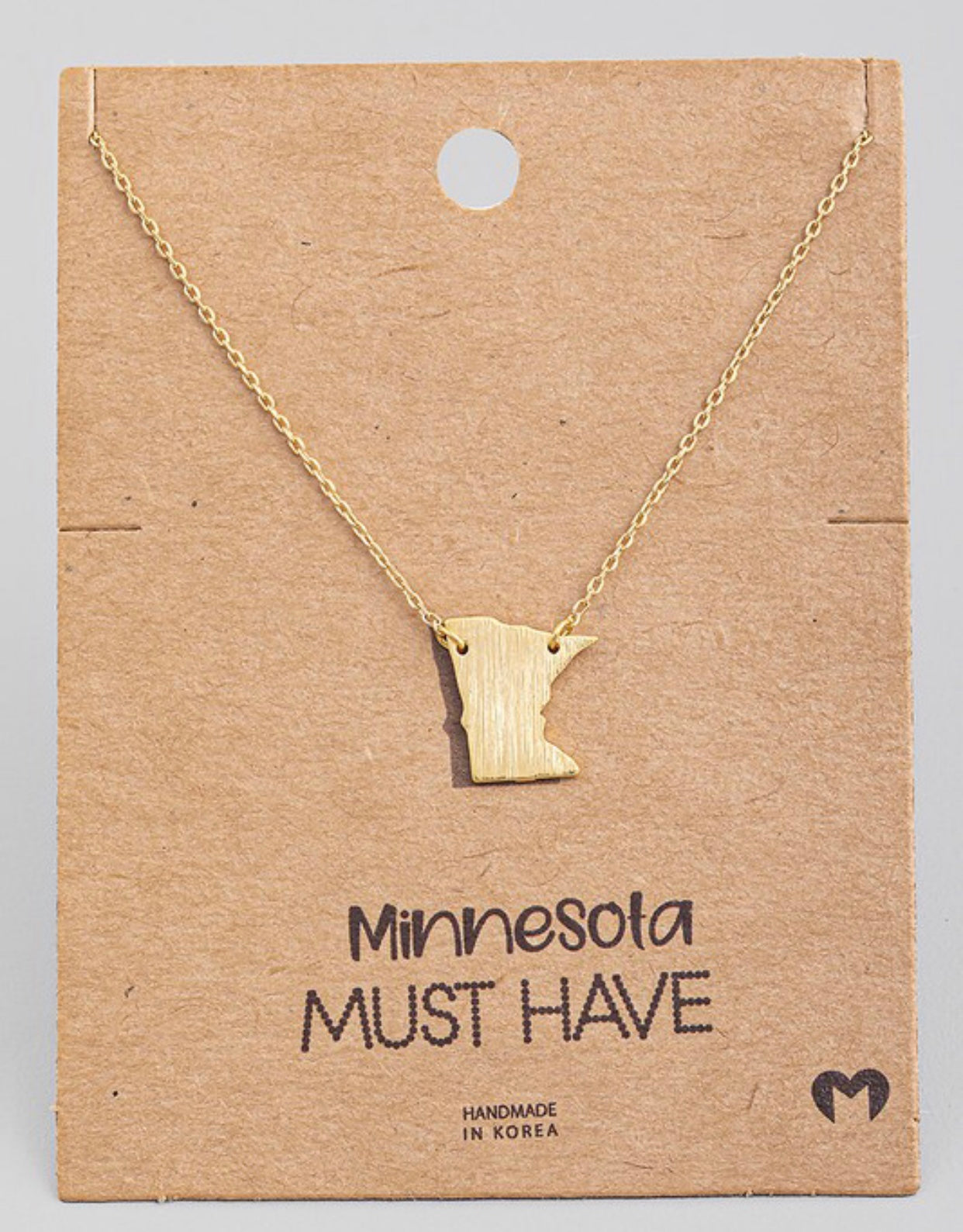 MN State Necklace