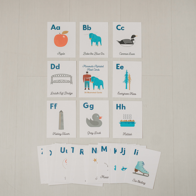 Minnesota Alphabet Flash Cards